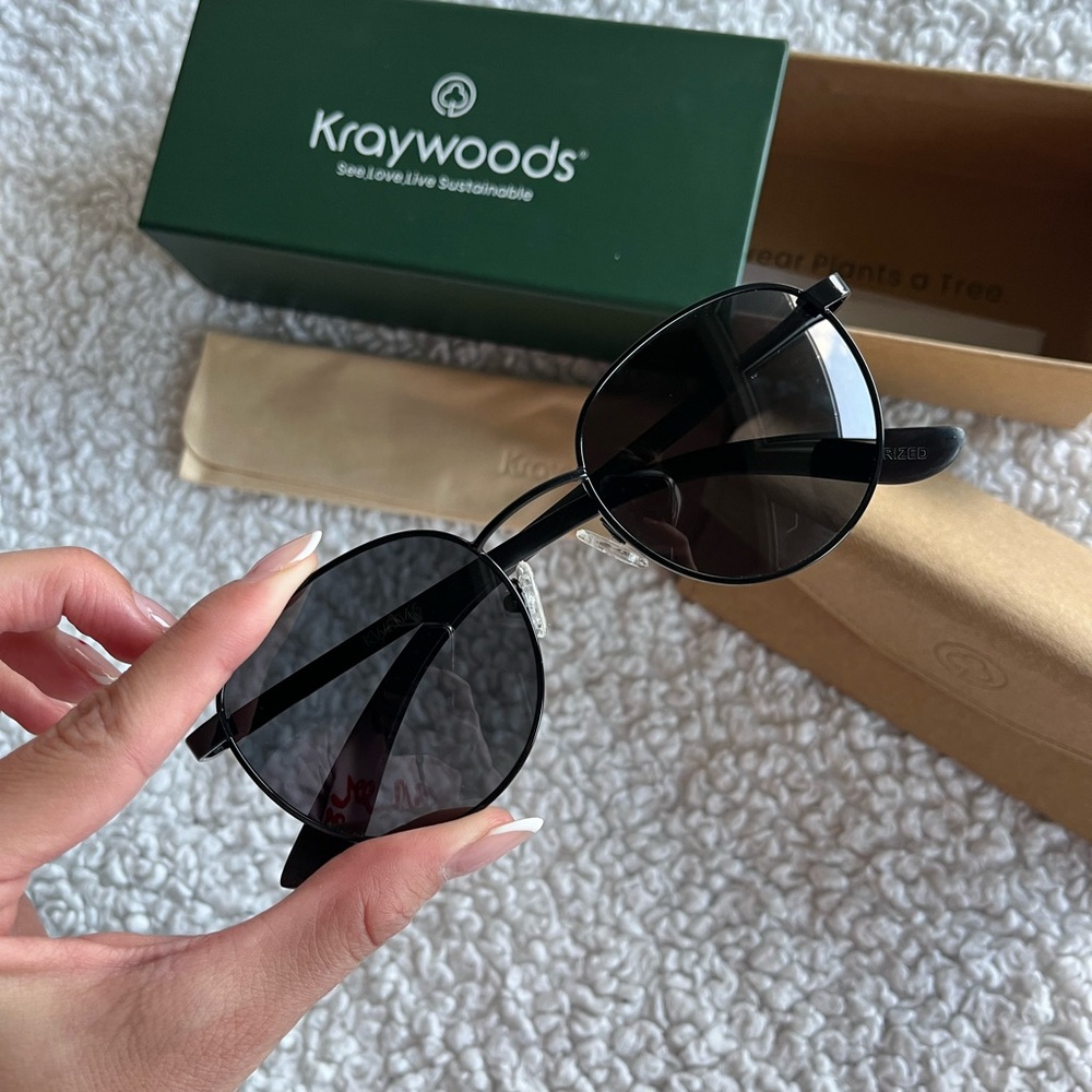 Black Round Sunglasses unisex